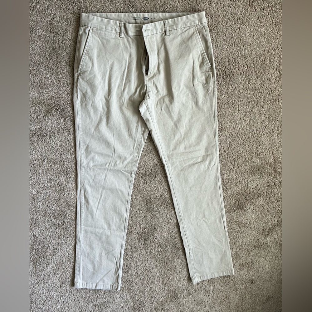 Old Navy Khaki 36 x 34 ultimate slim
